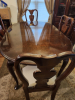 Round Cherry table and four chairs
