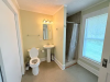 Bathroom with shower and sink
