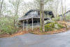 Exterior of large grey home