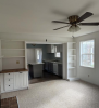 Study and Living area with bookshelves
