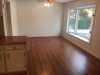 Living area with large window