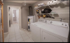 Laundry area with full size washer and dryer