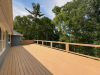 Porch with large deck