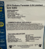 Image - Subaru Window Sticker