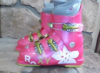 Image- Girls pink ski snow boots