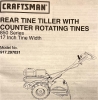 Image- Craftsman Tiller Manual